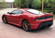 CONVERSION FERRARI F430 TO SCUDERIA BODY KIT

Set includes:
Front Bumper Assembly (2 options)
Side Skirts
Rear Bumper Assembly
Rear diffuser

NOTE: Professional installation is required.

CONTACT US FOR PRICING