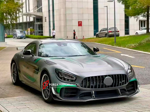 CONVERSION FOR MERCEDES BENZ AMG GT GTS GTC UPGRADE TO GTR PRO 2015 - 2022

Set includes:

Front Bumper assembly
Front fenders (dry carbon)
Front fender trims
Side skirts (dry carbon)
Rear bumper assembly
Rear spoiler

Material: Plastic PP + Dry carbon

Note: Professional installation is required

CONTACT US FOR PRICING

Payment ►
Visa
Mastercard
PayPal with a credit card (add 4.4% at checkout)
Payoneer
Cryptocurrency
Shipment ►
By express DHL/UPS/TNT/FedEx
To the local international airport
Special line by