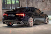 CONVERSION FORGED CARBON BODY KIT for AUDI S5 B9.5 F5 FACELIFT 2020 - 2025 UPGRADE to RS5 B9.5 F5 FACELIFT 2020 - 2025 FORZA PERFORMANCE custom fit RS5 Style

Set includes:
Front Lip
Front Bumper Assembly
Front Bumper Canards
Rear Bumper Fins
Rear Diffuser

Material: Forged Carbon

NOTE: Professional installation is required.