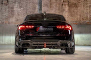 CONVERSION FORGED CARBON BODY KIT for AUDI S5 B9.5 F5 FACELIFT 2020 - 2025 UPGRADE to RS5 B9.5 F5 FACELIFT 2020 - 2025 FORZA PERFORMANCE custom fit RS5 Style

Set includes:
Front Lip
Front Bumper Assembly
Front Bumper Canards
Rear Bumper Fins
Rear Diffuser

Material: Forged Carbon

NOTE: Professional installation is required.