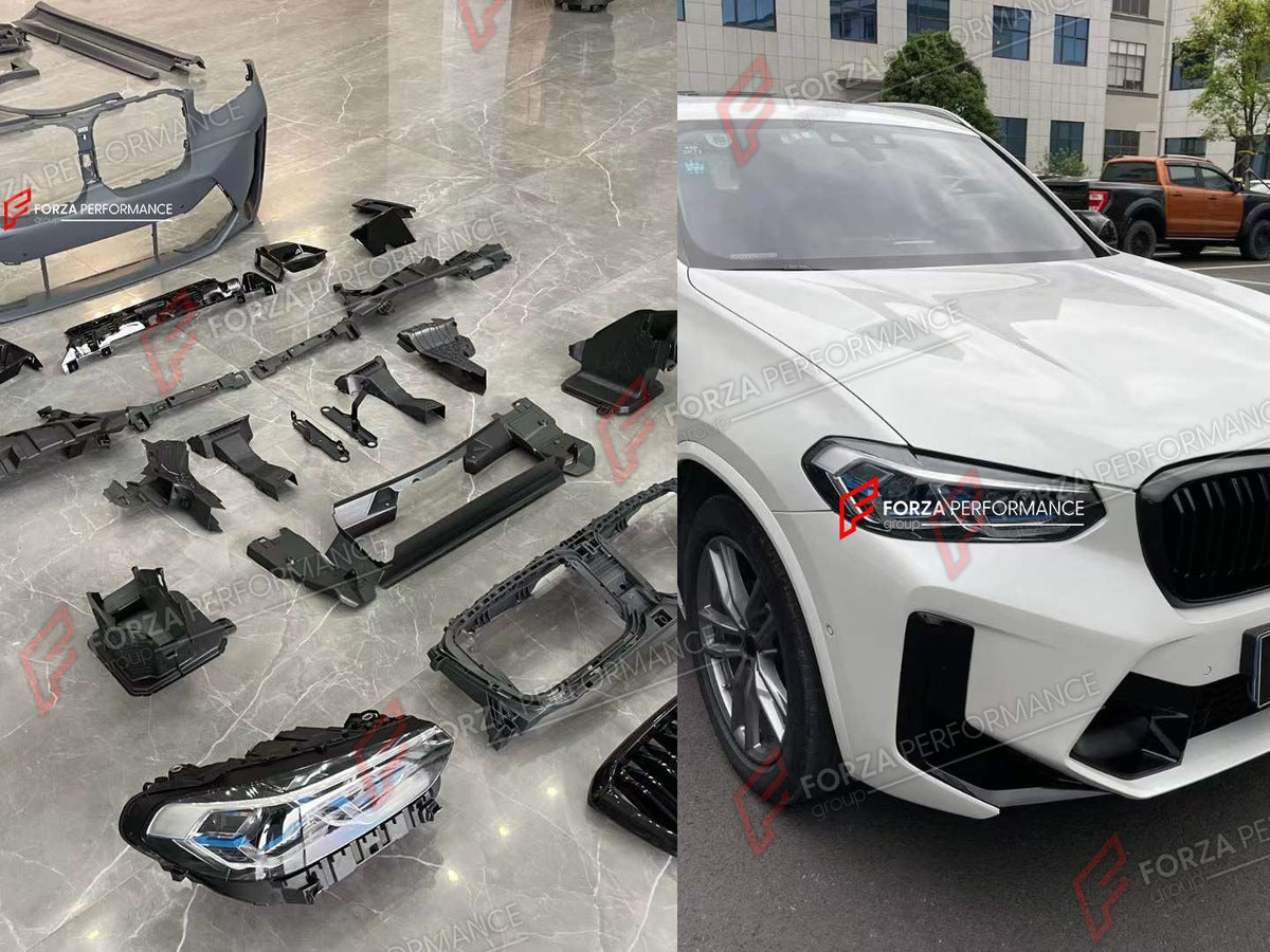 CONVERSION BODY KIT for BMW X3 G01 2018 - 2024 UPGRADE to X3M F97 LCI 2022+ FORZA PERFORMANCE Custom Fit