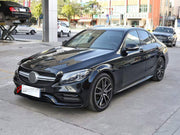 CONVERSION FRONT BUMPER ASSEMBLY AND FENDERS for MERCEDES-BENZ C-CLASS W205 2014 - 2022 UPGRADE to C63 AMG W205 2015 - 2023 FORZA PERFORMANCE custom fit AN Style

Set includes:
Front Bumper Assembly
Front Fenders

Material: Plastic

NOTE: Professional installation is required.