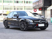 CONVERSION FRONT BUMPER ASSEMBLY AND FENDERS for MERCEDES-BENZ C-CLASS W205 2014 - 2022 UPGRADE to C63 AMG W205 2015 - 2023 FORZA PERFORMANCE custom fit AN Style

Set includes:
Front Bumper Assembly
Front Fenders

Material: Plastic

NOTE: Professional installation is required.