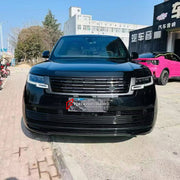 CONVERSION FRONT BUMPER ASSEMBLY for LAND ROVER RANGE ROVER L460 2021+ UPGRADE to SV L460 2022+

Set includes:
Front Bumper Assembly
Front Grille

Material: Plastic

NOTE: Professional installation is required.