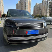 CONVERSION FRONT BUMPER ASSEMBLY for LAND ROVER RANGE ROVER L460 2021+ UPGRADE to SV L460 2022+

Set includes:
Front Bumper Assembly
Front Grille

Material: Plastic

NOTE: Professional installation is required.
