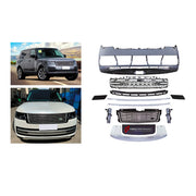 CONVERSION UPGRADE FACELIFT OLD TO NEW BODY KIT for Land Rover Range Rover Vogue 2018 - 2022 to Vogue 2023+
Set includes:

Front Bumper Assembly
Material: Plastic

NOTE: Professional installation is required.