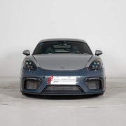 CONVERSION FRONT BUMPER ASSEMBLY for PORSCHE 718 982 CAYMAN BOXSTER 2016 - 2025 UPGRADE to 718 GT4 2019 - 2023 FORZA PERFORMANCE custom fit GT4 Style

Set includes:
Front Bumper Assembly

Material: Plastic

NOTE: Professional installation is required.