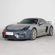 CONVERSION FRONT BUMPER ASSEMBLY for PORSCHE 718 982 CAYMAN BOXSTER 2016 - 2025 UPGRADE to 718 GT4 2019 - 2023 FORZA PERFORMANCE custom fit GT4 Style

Set includes:
Front Bumper Assembly

Material: Plastic

NOTE: Professional installation is required.