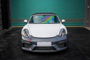 CONVERSION FRONT BUMPER ASSEMBLY for PORSCHE CAYMAN BOXSTER 981 2012 - 2016 upgrade to 718 BOXSTER CAYMAN 982 GT4 2020 - 2023

Set includes:

Front Bumper Assembly


Material: Plastic

Note: Professional installation is required