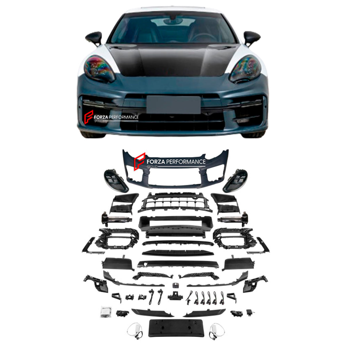 CONVERSION FRONT BUMPER ASSEMBLY for PORSCHE PANAMERA 970 2010 - 2016 UPGRADE to 972 976 TURBO 2024+

Set includes:

Front Bumper Assembly

Material: Plastic

NOTE: Professional installation is required.

Why “Contact Us for Pricing”?

We don’t display fixed prices because our goal is to offer you the most competitive deal possible. Product costs often decrease over time, and by requesting a quote, you’ll receive our most up-to-date price on market.

Payment ►
Visa

Mastercard

PayPal with a credit card (ad