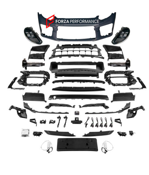 CONVERSION FRONT BUMPER ASSEMBLY for PORSCHE PANAMERA 970 2010 - 2016 UPGRADE to 972 976 TURBO 2024+

Set includes:

Front Bumper Assembly

Material: Plastic

NOTE: Professional installation is required.

Why “Contact Us for Pricing”?

We don’t display fixed prices because our goal is to offer you the most competitive deal possible. Product costs often decrease over time, and by requesting a quote, you’ll receive our most up-to-date price on market.

Payment ►
Visa

Mastercard

PayPal with a credit card (ad