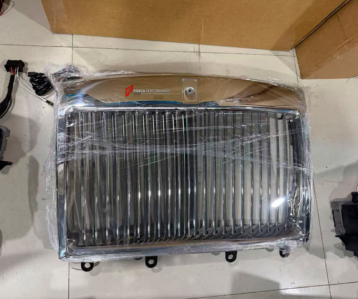 CONVERSION UPGRADE FACELIFT OLD TO NEW BODY KIT for Rolls Royce Phantom VIII 2022+ to Phantom VII 2002 - 2016
Set includes:

Front Bumper Assembly
Material: Plastic

NOTE: Professional installation is required.
