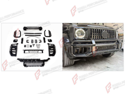 CONVERSION UPGRADE FACELIFT OLD TO NEW BODY KIT for Mercedes-Benz G-Class W464 2019 - 2024 to G-Class W465 G63 2025+
Set includes:

Front Bumper Bull Bar
Material: Plastic, Stainless Steel, Aluminium

NOTE: Professional installation is required.