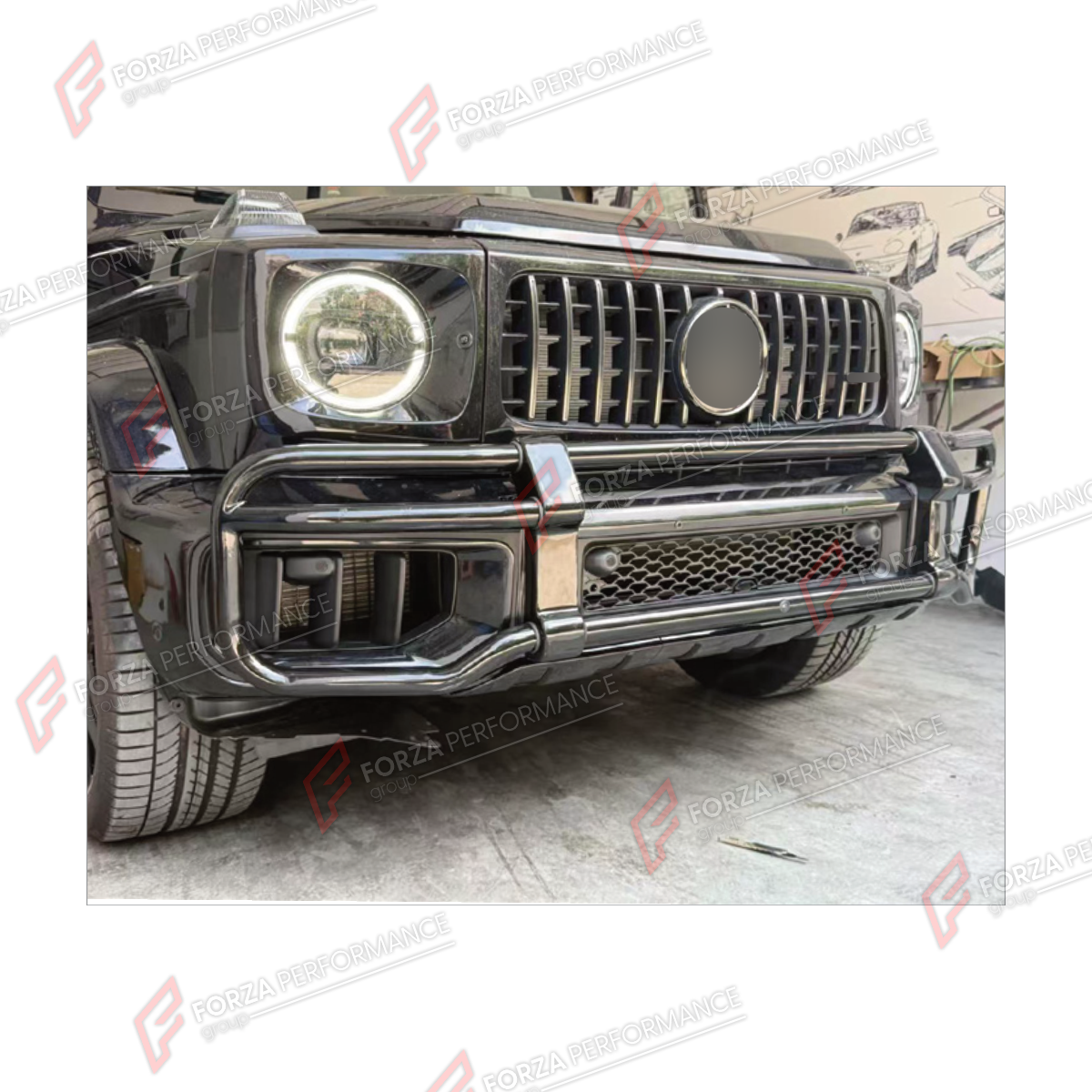 CONVERSION UPGRADE FACELIFT OLD TO NEW BODY KIT for Mercedes-Benz G-Class W464 2019 - 2024 to G-Class W465 G63 2025+
Set includes:

Front Bumper Bull Bar
Material: Plastic, Stainless Steel, Aluminium

NOTE: Professional installation is required.