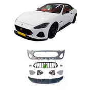 CONVERSION FRONT BUMPER KIT for MASERATI GRANTURISMO 1 M145 2007 - 2019 upgrade to M189 2023+

Set includes:

Front Bumper
Front Grille

Material: Plastic

NOTE: Professional installation is required.

Why “Contact Us for Pricing”?

We don’t display fixed prices because our goal is to offer you the most competitive deal possible. Product costs often decrease over time, and by requesting a quote, you’ll receive our most up-to-date price on market.

SECURED PAYMENT METHODS&nbsp;
PayPal (+4.4% fee)
Visa / Mast
