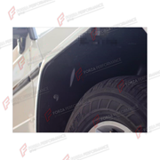 CONVERSION FRONT INNER FENDER LINERS for MERCEDES-BENZ G-CLASS W464 G500 2019 - 2024 UPGRADE to G-CLASS W464 G63 2019 - 2024

Set includes:
Front Inner Fender Liners

Material: Plastic

NOTE: Professional installation is required.