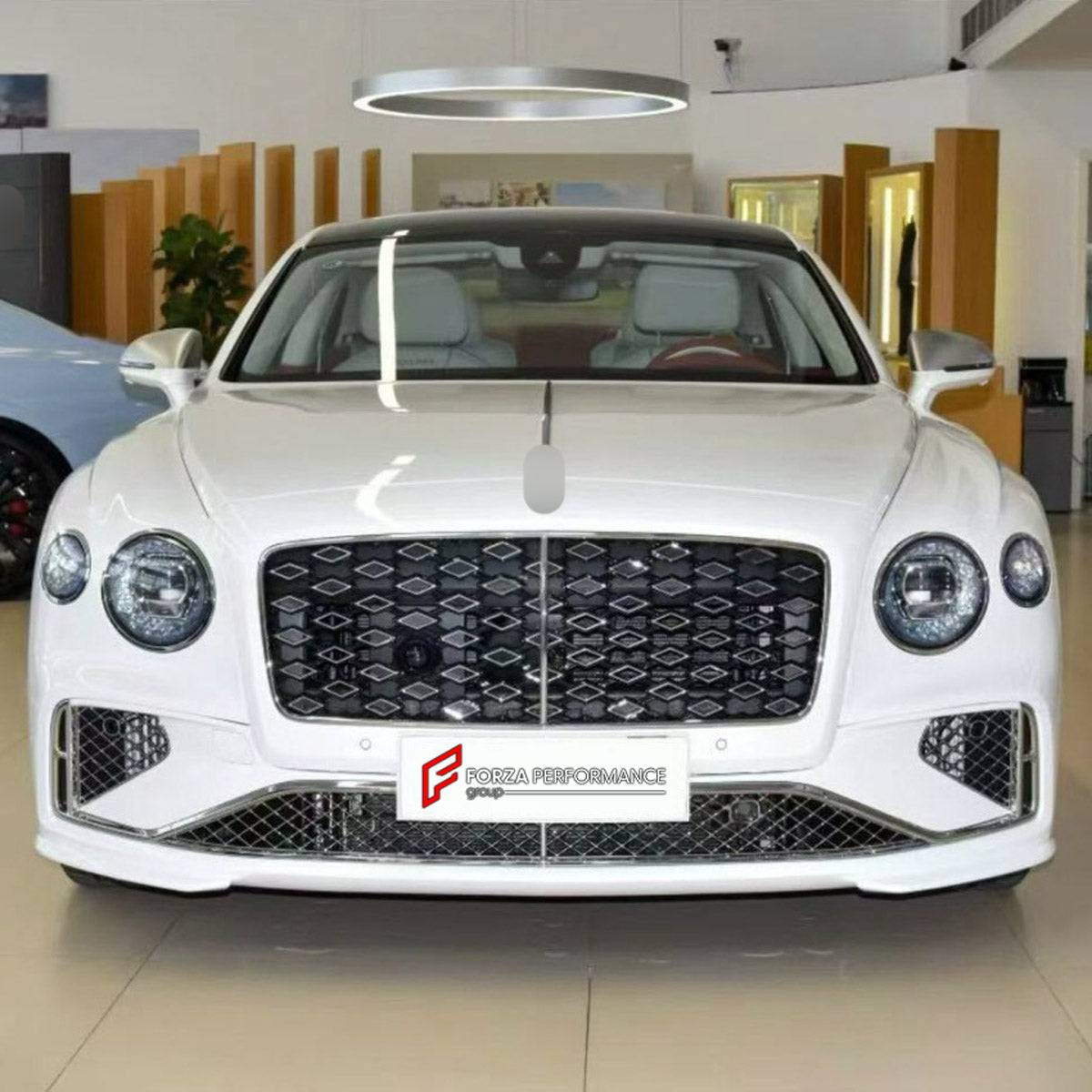 CONVERSION UPGRADE FACELIFT OLD TO NEW BODY KIT for Bentley Flying Spur III 2019 - 2024 to III FACELIFT 2025+
Set includes:

Front Grille
Material: Plastic

NOTE: Professional installation is required.