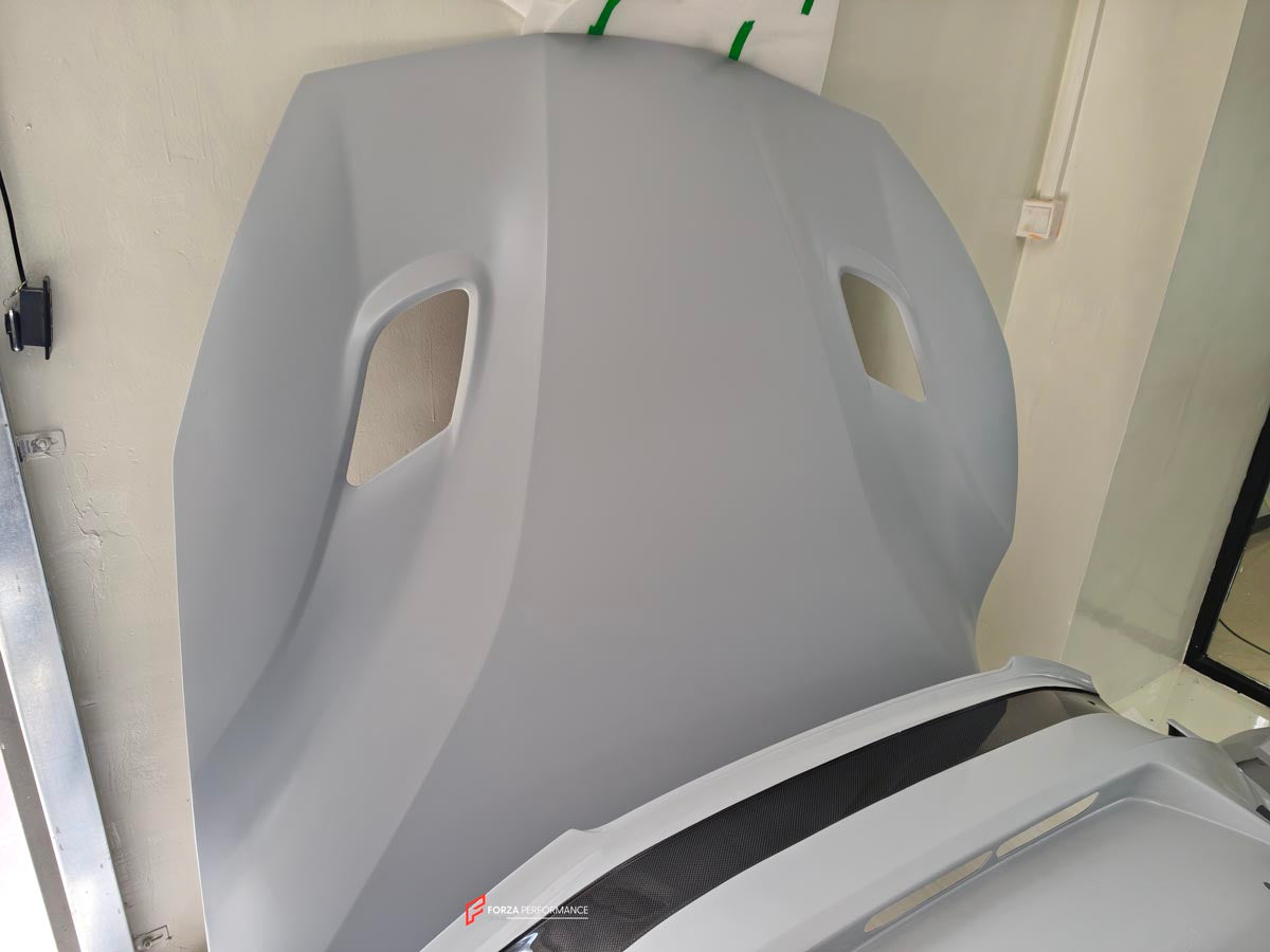BODY KIT for FERRARI F12 TDR
Set includes:

Front Lip
Front Bumper
Front Air Vent Cover
Front Fenders
Hood/Bonnet
Side Skirts
Rear Diffuser
NOTE: Professional installation is required