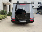 CONVERSION G CLASS W465 CAR BODY SHELL for MERCEDES BENZ G CLASS W463 1990 - 2018 Forza Performance Custom fit

Set includes:
Front Bumper
Front Grille
Headlights
Hood Bonnet
Front Fenders
Doors
Roof
Body Shell
Rear Trunk Door
Tail Lights
Rear Bumper

Material: Steel

NOTE: Professional installation is required.