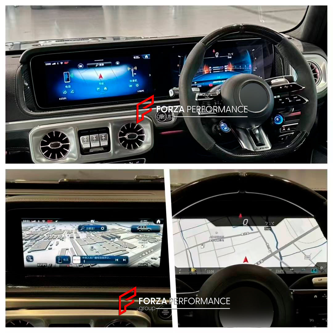 CONVERSION INTERIOR KIT for MERCEDES BENZ G CLASS W464 2018 - 2024 to W465 2025+

Set includes:

Steering Wheel

Dashboard Assembly

Display Screen
Center Panel
Center Console Armrest


Note: Professional installation and elctricain are required.

Payment ►
Visa

Mastercard

PayPal with a credit card (add 4.4% at checkout)
Payoneer
Cryptocurrency
Shipment ►
By express DHL/UPS/TNT/FedEx
To the local international airport
Special line by air
Special line by the sea
To Europe and the UK by train

Please let us
