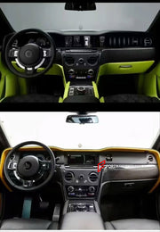 CONVERSION UPGRADE FACELIFT OLD TO NEW BODY KIT for Rolls-Royce Cullinan Series I 2018 - 2024 to Cullinan Series II 2024+
Set includes:

Interior Kit
Material: Plastic

NOTE: Professional installation is required.