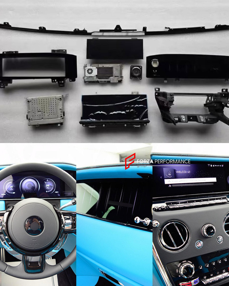 CONVERSION UPGRADE FACELIFT OLD TO NEW BODY KIT for Rolls-Royce Cullinan Series I 2018 - 2024 to Cullinan Series II 2024+
Set includes:

Interior Kit
Material: Plastic

NOTE: Professional installation is required.