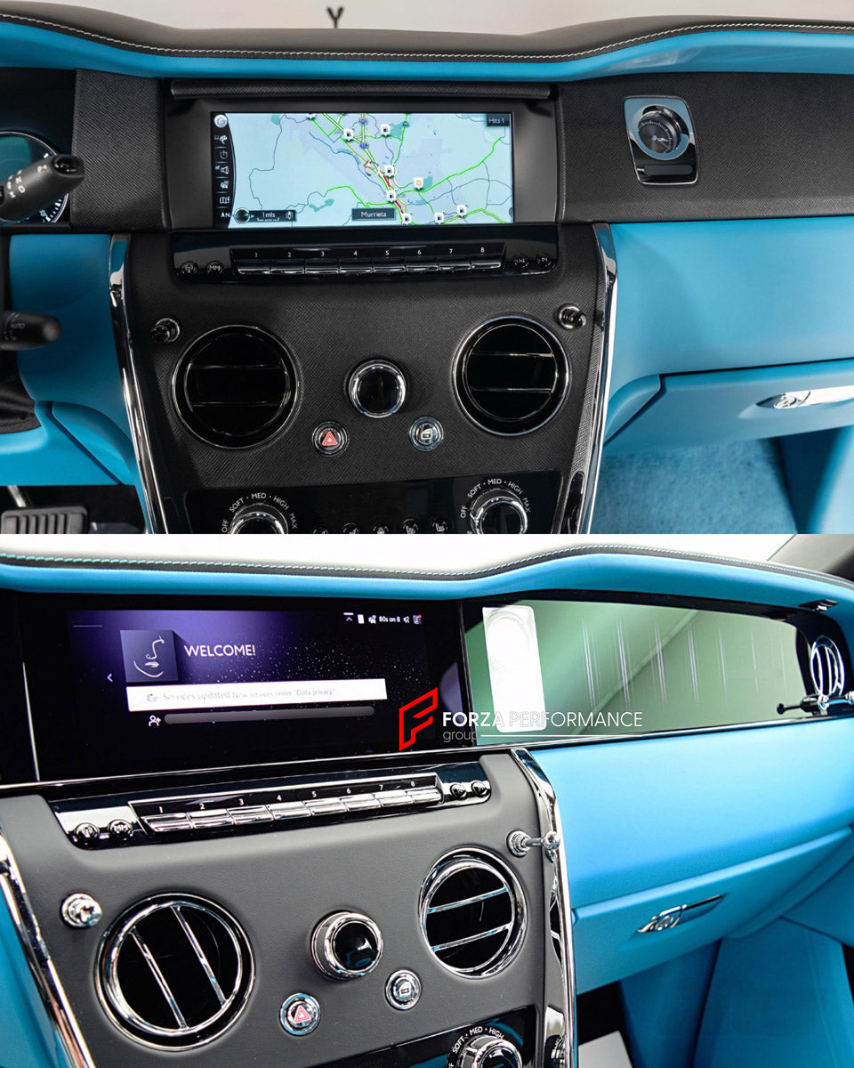 CONVERSION UPGRADE FACELIFT OLD TO NEW BODY KIT for Rolls-Royce Cullinan Series I 2018 - 2024 to Cullinan Series II 2024+
Set includes:

Interior Kit
Material: Plastic

NOTE: Professional installation is required.