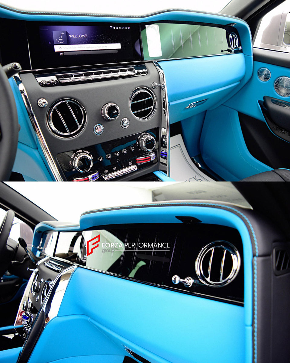 CONVERSION UPGRADE FACELIFT OLD TO NEW BODY KIT for Rolls-Royce Cullinan Series I 2018 - 2024 to Cullinan Series II 2024+
Set includes:

Interior Kit
Material: Plastic

NOTE: Professional installation is required.