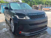 CONVERSION L461 SV STYLE BODY KIT for LAND ROVER RANGE ROVER SPORT L494 2013 - 2022
Set includes:

Front Lip
Front Bumper Assembly
Front Grille
Headlights
Front Fenders
Material: Plastic + Aluminium

NOTE: Professional installation is required.