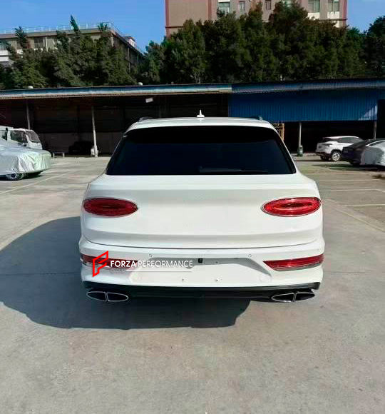 CONVERSION BODY KIT for BENTLEY BENTAYGA PL71 2015-2020 UPGRADE TO PL71 FACELIFT 2021+

Set includes:

Front Bumper Assembly
Front Fenders
Grille
Headlights
Hood

Quarter Panels
Rear Bumper Assembly
Rear Trunk Assembly
Taillights
Exhaust Tips

Material: Plastic + Steel

NOTE: Professional installation is required