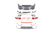 CONVERSION REAR BUMPER KIT for PORSCHE 911 991.1 CARRERA 2011 - 2017 upgrade to 991.2 CARRERA 2015 - 2020

Set includes:

Rear Tail Lights
Rear Bumper
Rear Diffuser
Exhaust Tips

Material: Plastic

NOTE: Professional installation is required.