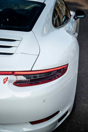 CONVERSION REAR BUMPER KIT for PORSCHE 911 991.1 CARRERA 2011 - 2017 upgrade to 991.2 CARRERA 2015 - 2020

Set includes:

Rear Tail Lights
Rear Bumper
Rear Diffuser
Exhaust Tips

Material: Plastic

NOTE: Professional installation is required.