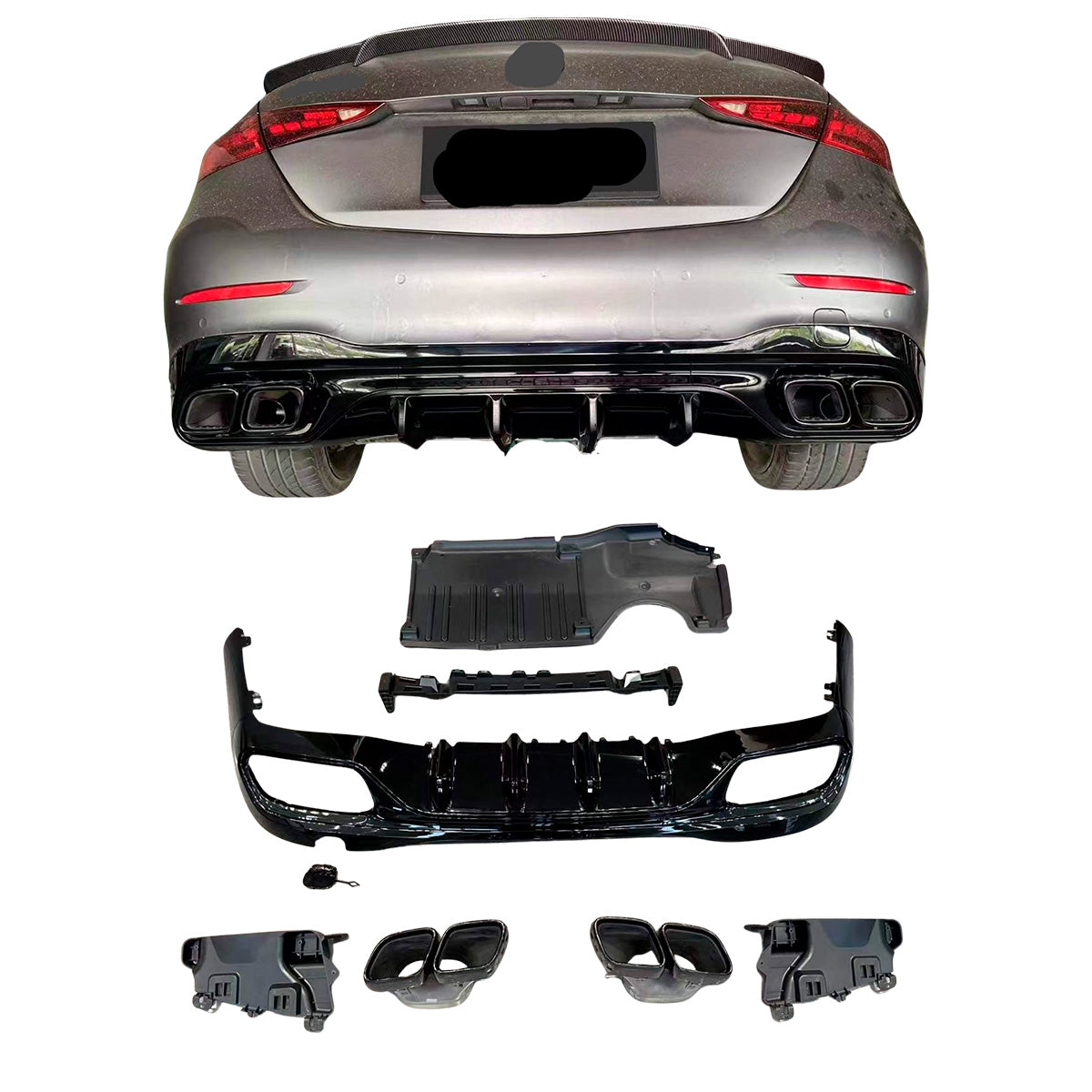 CONVERSION REAR DIFFUSER with EXHAUST TIPS for MERCEDES BENZ C CLASS C180 C200 C300 upgrade to C63 AMG



Set includes:

Front Grille (Black or Silver)
Rear Diffuser 
Exhaust Tips (Black or Silver)

NOTE: Professional installation is required. Fit for AMG line only.

Why “Contact Us for Pricing”?

We don’t display fixed prices because our goal is to offer you the most competitive deal possible. Product costs often decrease over time, and by requesting a quote, you’ll receive our most up-to-date price on mar