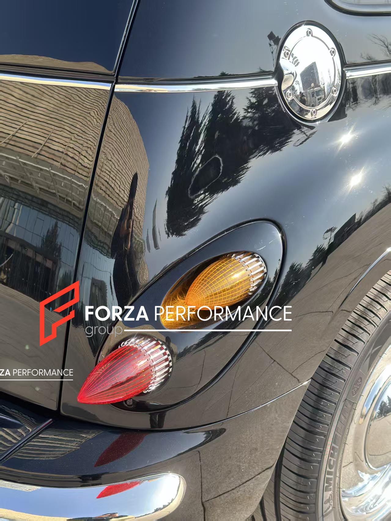 CONVERSION RETRO FRONT BUMPER for CHRYSLER PT CRUISER 2000 - 2010 Custom fit lanlin auto fans design