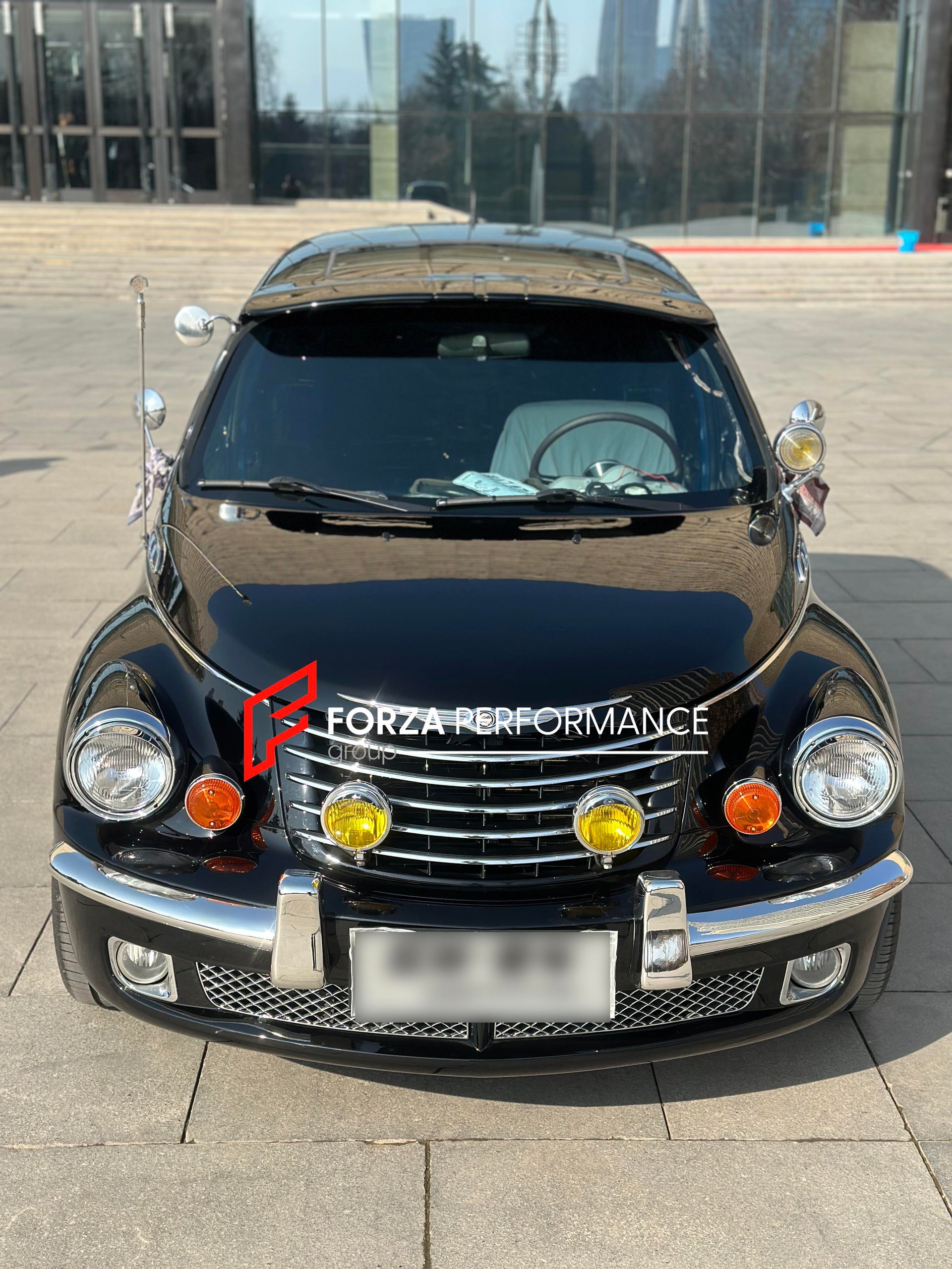 CONVERSION RETRO FRONT BUMPER for CHRYSLER PT CRUISER 2000 - 2010 Custom fit lanlin auto fans design
