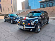 CONVERSION RETRO FRONT BUMPER for CHRYSLER PT CRUISER 2000 - 2010
Set includes:

Front Lip
Hood Bonnet
Front Bumper Assembly
Front Grille
Material: Plastic

NOTE: Professional installation is required.