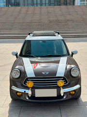 CONVERSION RETRO FRONT BUMPER for MINI COOPER R55 56 57 60 2007 - 2016
Set includes:

Front Lip
Hood Bonnet
Front Bumper Assembly
Grille Trim
Fender Flares
Material: Plastic

NOTE: Professional installation is required.