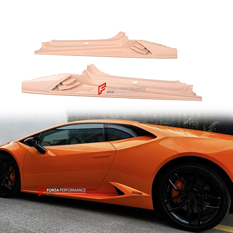 CONVERSION SIDE SKIRTS for LAMBORGHINI HURACAN LP580 LP610 2014 - 2019 UPGRADE to HURACAN TECNICA 2022 - 2024
