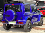 AMG G63 STYLE BODY KIT for SUZUKI JIMNY 2020+    Set includes:  Front Bumper Front Grille Hood/Bonnet Headlights Side Fenders Side Steps Spare Tire Cover Rear Bumper Rear Taillights