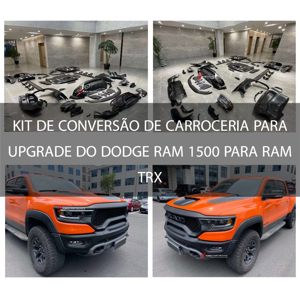 KIT DE CONVERSÃO DE CARROCERIA PARA UPGRADE DO DODGE RAM 1500 PARA RAM TRX