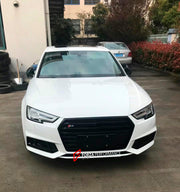 DRY CARBON BODY KIT FOR AUDI S4 B9 2016 - 2019

Set includes:

Front Bumper Assembly
Fog Lights
Grille
Rear Diffuser
Exhaust Tips

MATERIAL: Plastic

NOTE:Professional installation is required.