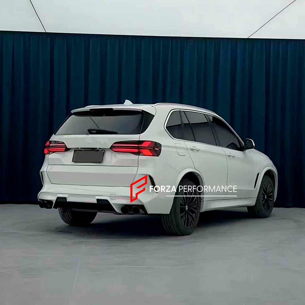 CONVERSION UPGRADE BODY KIT for BMW X5 F15 2014 - 2018 UPGRADE TO X5 G05 F95

Set includes:

Front Bumper assembly
Headlights&nbsp;
Front fenders

Side fender flares

Rear Trunk
Rear Bumper assembly
Rear tail lights

Exhaust tips

Material: Plastic + Aluminum + Stainless steel

Note: Professional installation is required