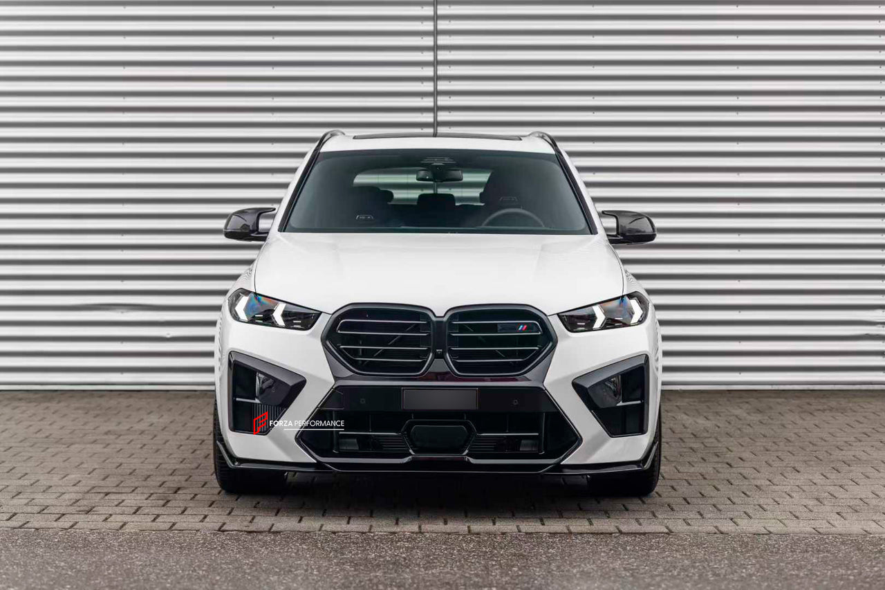 CONVERSION UPGRADE BODY KIT for BMW X5 G05 LCI 2023+ UPGRADE to X5M F95 LCI FACELIFT
Set includes:
Front Bumper Assembly
Front Grille
Side Skirts
Fender Flares
Rear Bumper Assembly
Rear Diffuser
Exhaust Tips
Material: Plastic
Note: Professional installation is required.