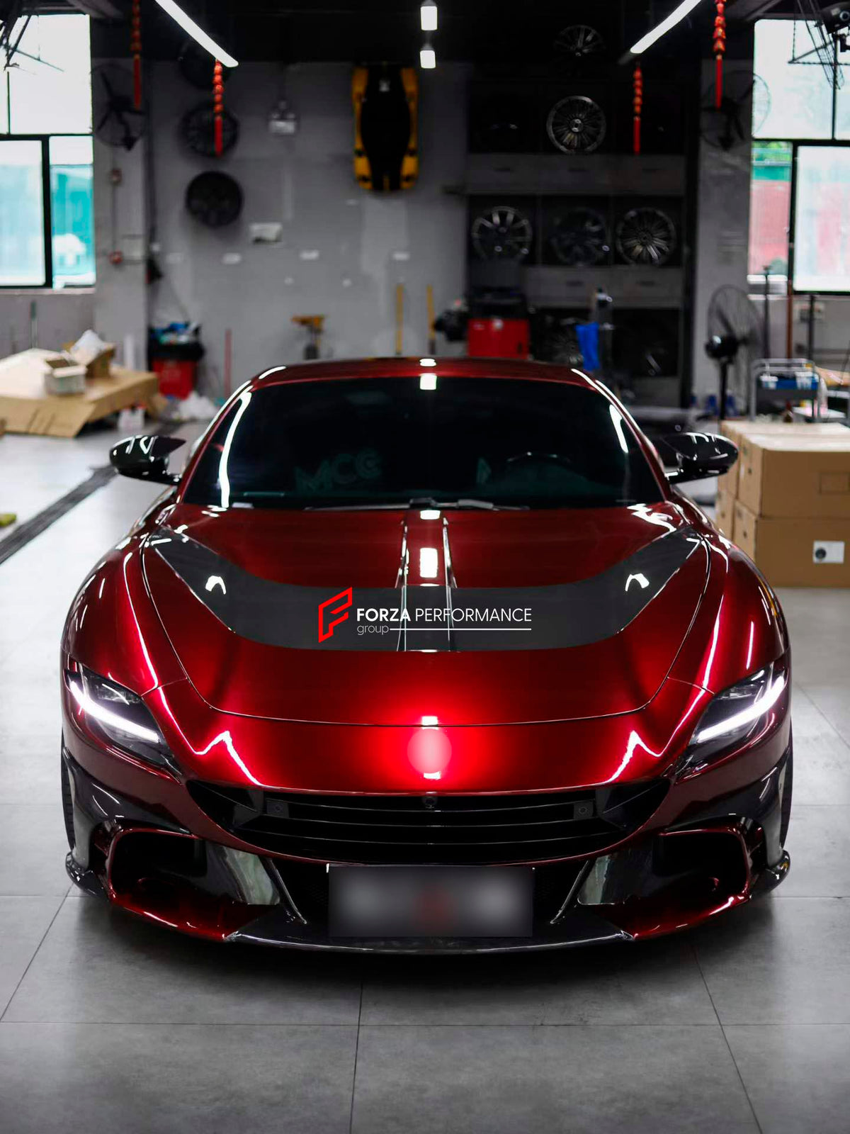 CONVERSION UPGRADE BODY KIT for FERRARI F12 BERLINETTA 2012 - 2017 upgrade to TDF

Set includes:

Front Lip
Front Bumper
Hood / Bonnet
Front Fenders
Side Skirts
Rear Spoiler
Rear Bumper
Rear Diffuser
Exhaust Tips

Material: Dry Carbon

Note: Professional installation is required.