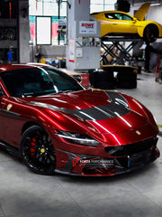 CONVERSION UPGRADE BODY KIT for FERRARI F12 BERLINETTA 2012 - 2017 upgrade to TDF

Set includes:

Front Lip
Front Bumper
Hood / Bonnet
Front Fenders
Side Skirts
Rear Spoiler
Rear Bumper
Rear Diffuser
Exhaust Tips

Material: Dry Carbon

Note: Professional installation is required.