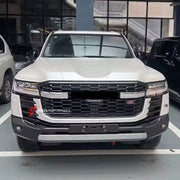 CONVERSION UPGRADE BODY KIT for LAND CRUISER 300 LC 300 2021+ upgrade to GR SPORT

Set includes:

Front Bumper
Front Grille
Headlights (Optional)
Side Fenders
Rear Bumper
Diffuser

Material: Plastic

NOTE: Professional installation is required.