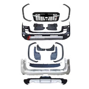 CONVERSION UPGRADE BODY KIT for LAND CRUISER 300 LC 300 2021+ upgrade to GR SPORT

Set includes:

Front Bumper
Front Grille
Headlights (Optional)
Side Fenders
Rear Bumper
Diffuser

Material: Plastic

NOTE: Professional installation is required.