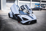 CONVERSION UPGRADE BODY KIT for MCLAREN 720S 2017 - 2023 upgrade to 765LT

Set includes:

Front Lip
Front Bumper

Front Fenders
Side Skirts
Rear Engine Cover
Rear Spoiler Wing
Rear Bumper
Rear Air Intake Vent Trims
Rear Bumper Canards
Rear Bumper Vents
Rear Diffuser


Material: Dry Carbon Fiber and Fiberglass 

NOTE: Professional installation is required

CONTACT US FOR MORE INFORMATION