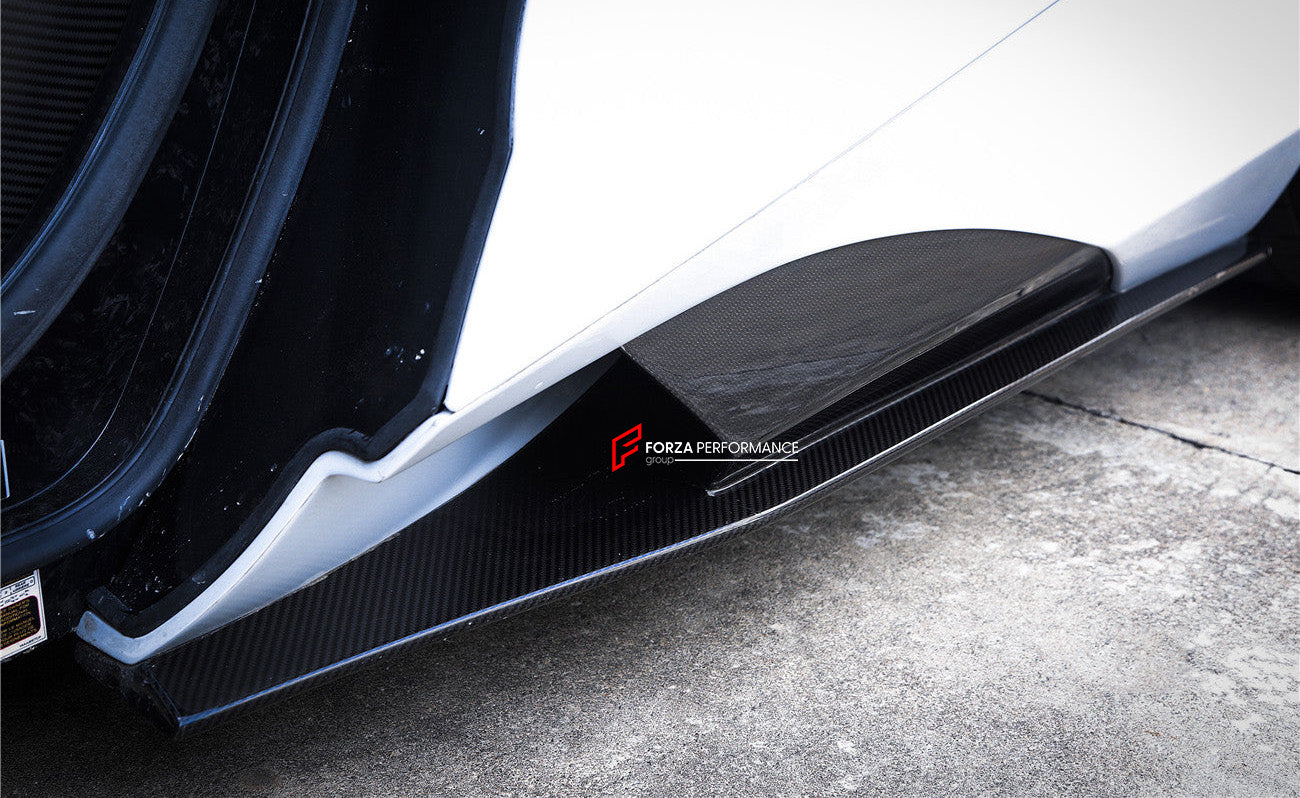 CONVERSION UPGRADE BODY KIT for MCLAREN 720S 2017 - 2023 upgrade to 765LT

Set includes:

Front Lip
Front Bumper

Front Fenders
Side Skirts
Rear Engine Cover
Rear Spoiler Wing
Rear Bumper
Rear Air Intake Vent Trims
Rear Bumper Canards
Rear Bumper Vents
Rear Diffuser


Material: Dry Carbon Fiber and Fiberglass 

NOTE: Professional installation is required

CONTACT US FOR MORE INFORMATION