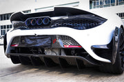 CONVERSION UPGRADE BODY KIT for MCLAREN 720S 2017 - 2023 upgrade to 765LT

Set includes:

Front Lip
Front Bumper

Front Fenders
Side Skirts
Rear Engine Cover
Rear Spoiler Wing
Rear Bumper
Rear Air Intake Vent Trims
Rear Bumper Canards
Rear Bumper Vents
Rear Diffuser


Material: Dry Carbon Fiber and Fiberglass 

NOTE: Professional installation is required

CONTACT US FOR MORE INFORMATION